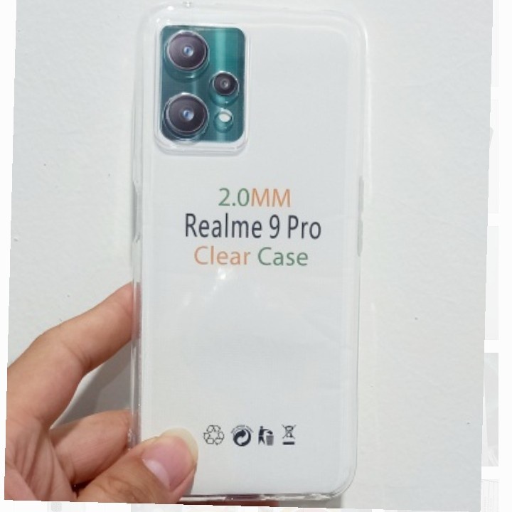 Realme 9 Pro Plus Realme 9 Pro Realme 10 Pro Plus 5G Realme 10 Pro 5G Case Ultra Clear HD Premium Transparan Jelly Silicon Softcase  - White_Cell