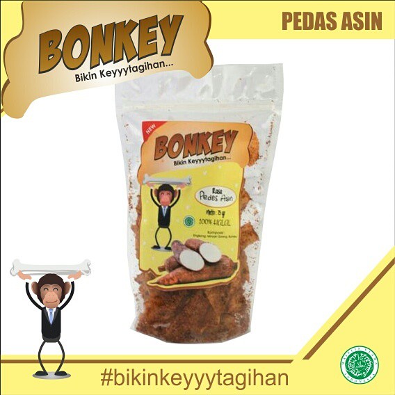 

Balung Ketek (Keripik Singkong) BONKEY PEDAS