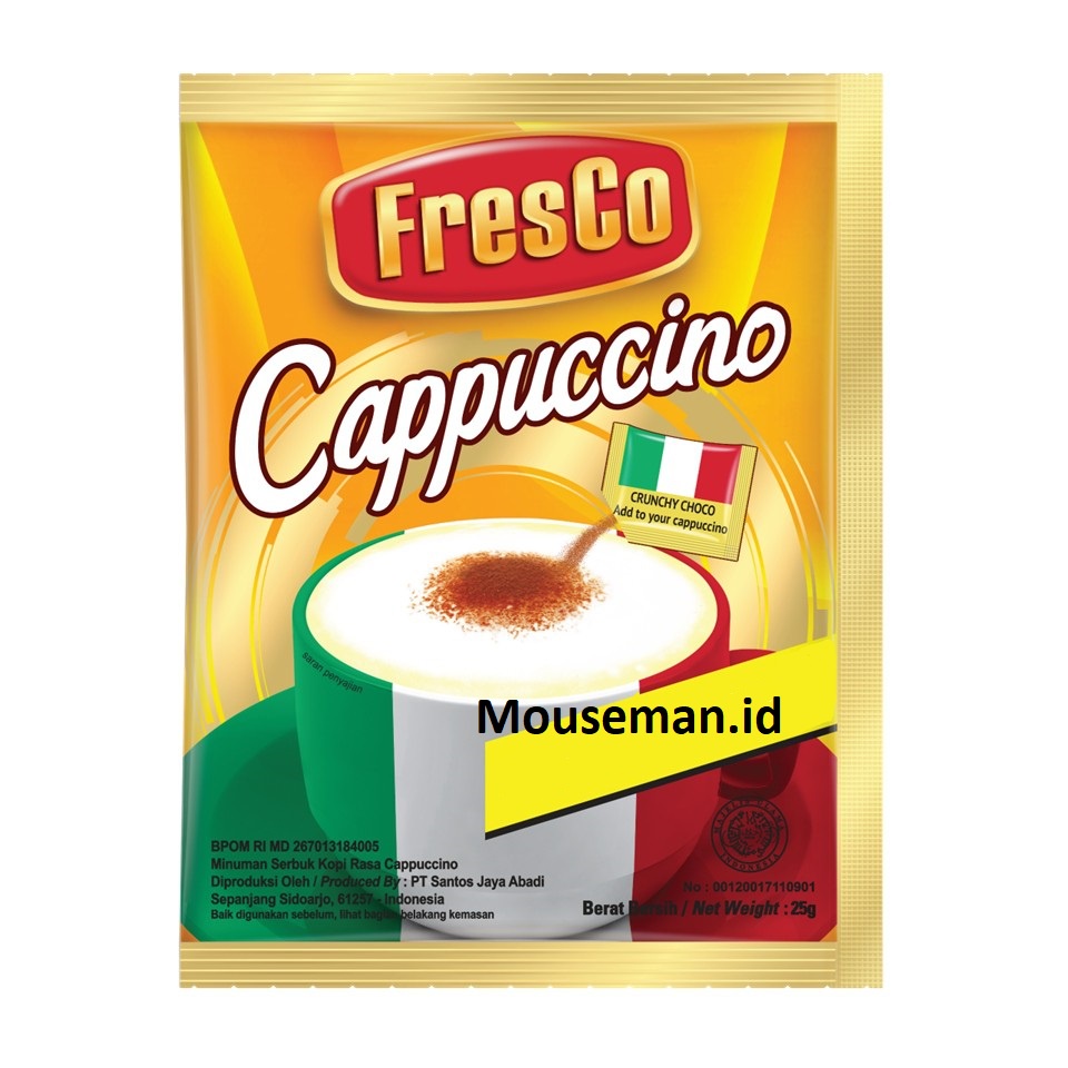 Jual Mouseman Kopi Fresco Cappuccino Gr Shopee Indonesia