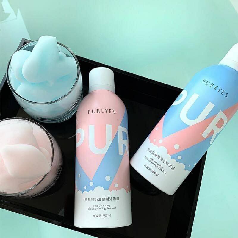 PUREYES SHOWER GEL SABUN MANDI PEMUTIH BADAN SABUN WHITENING 350ml