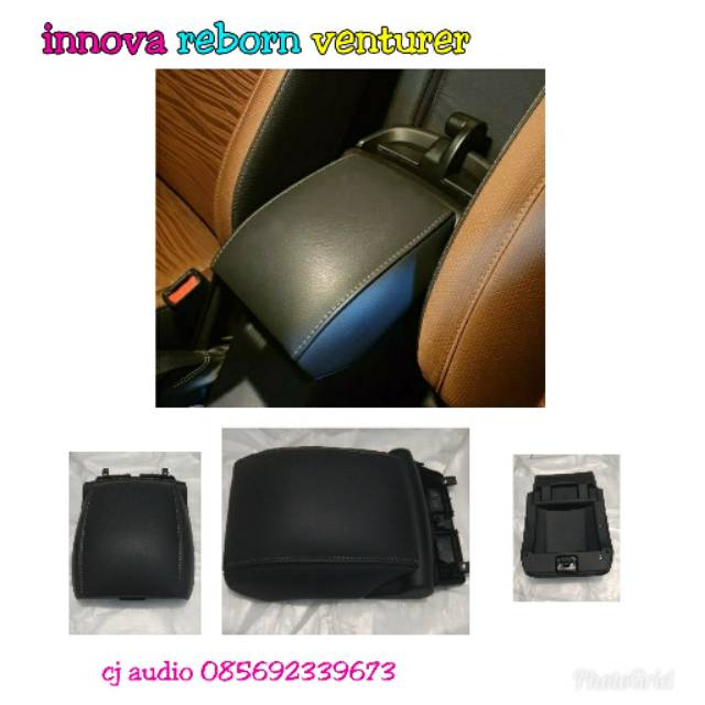 Penutup console consul box tengah Innova reborn venturer 2016 2017 2018 2019 original