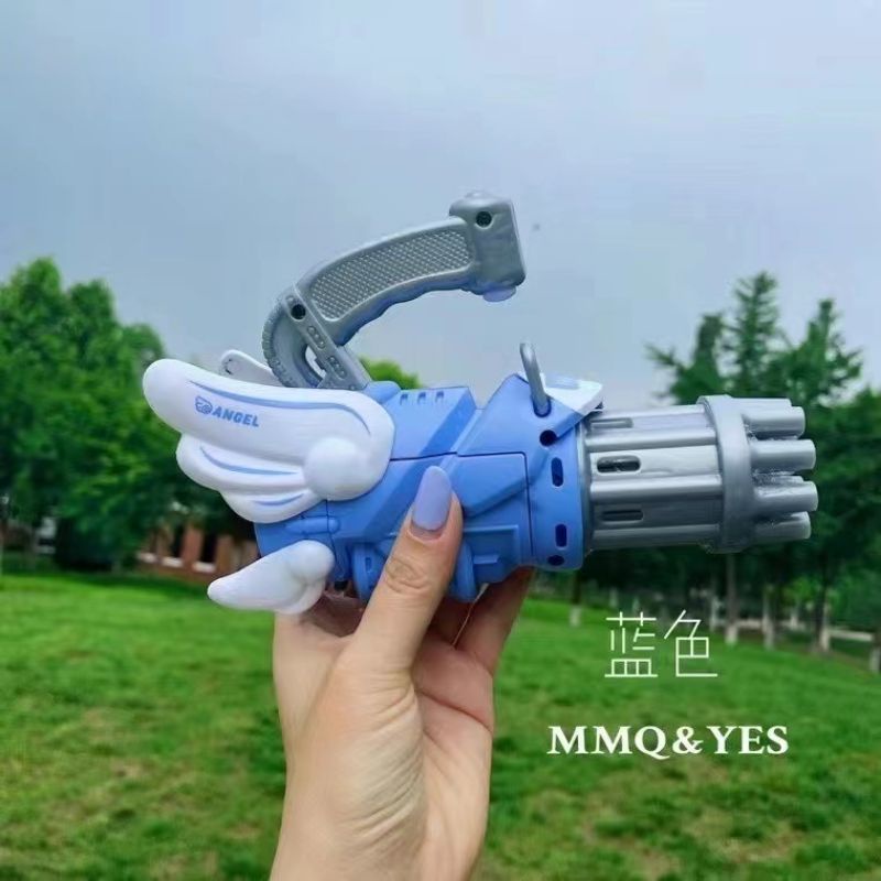 gatling automatic bubble gun otomatis rambo