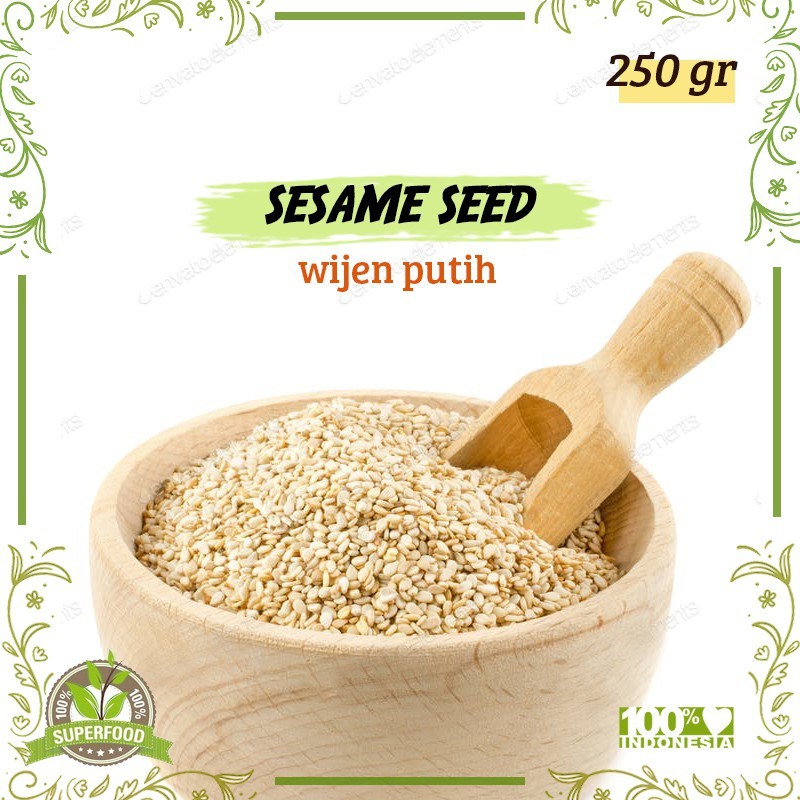 

Wijen putih 250gr