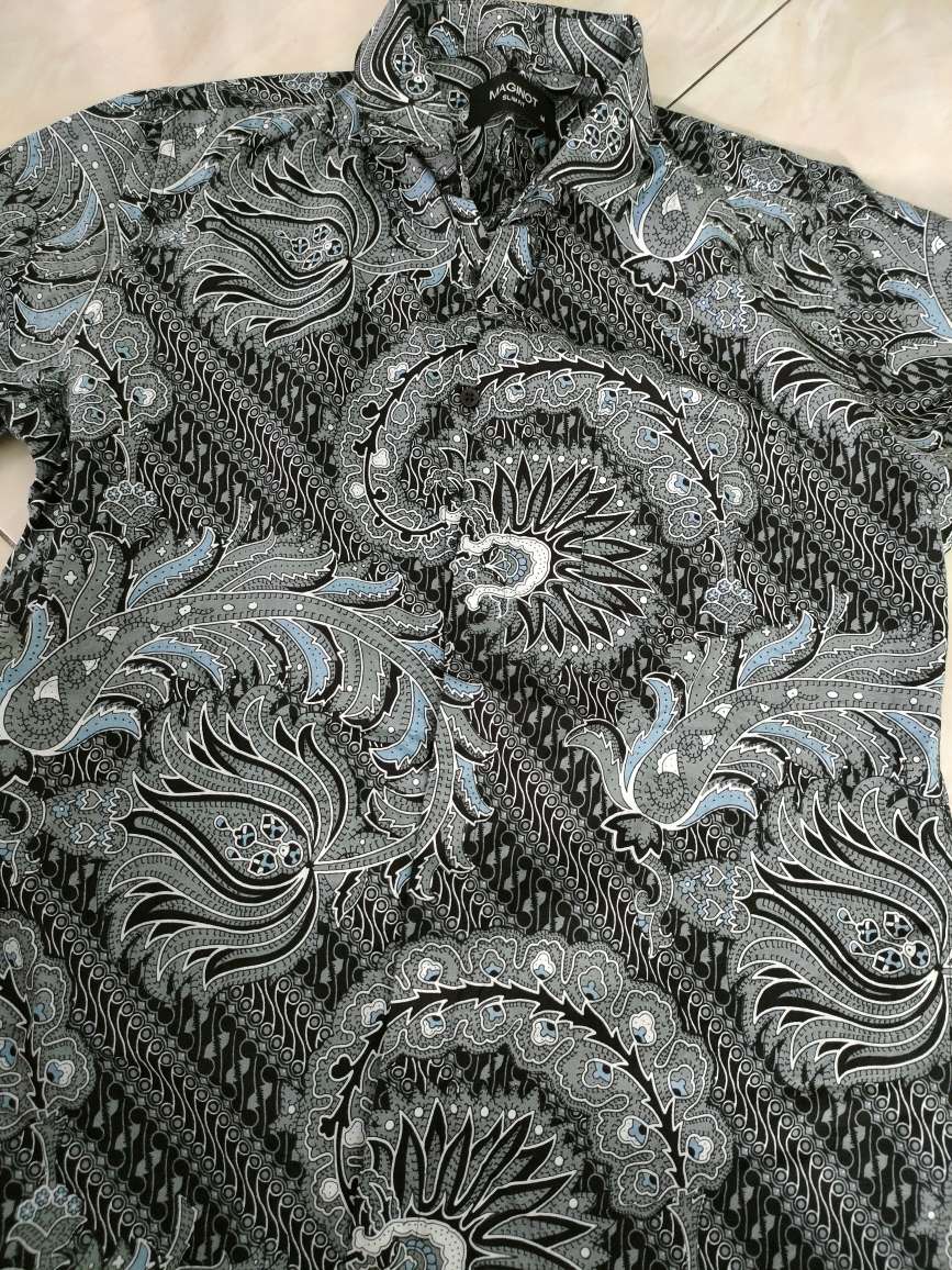 Maginot Kemeja Batik Pria Rama-ss Lengan Pendek