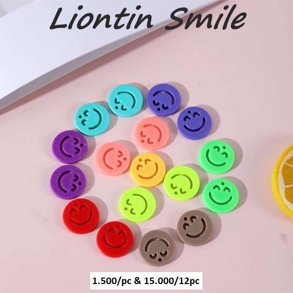 Charm Smile/Liontin Smile/Gantungan Smiley Harga/Pc