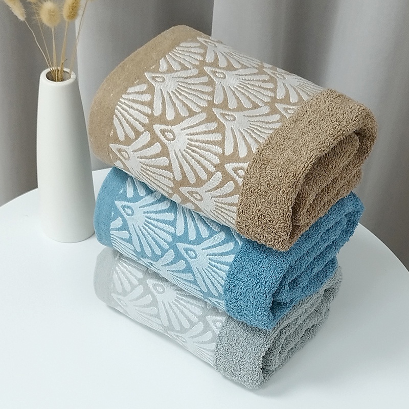 Handuk mandi katun Ukuran 70x140cm /handuk dewasa besar Daya Serap Yang Bagus (100% Cotton)  (H101E)