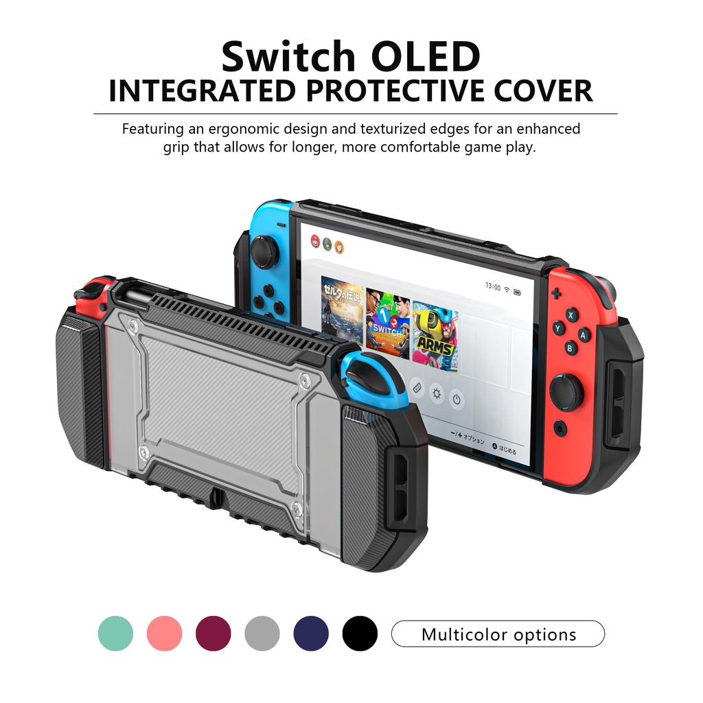 Hard Case Pelindung Konsol Game Nintendo Switch OLED Anti Jatuh