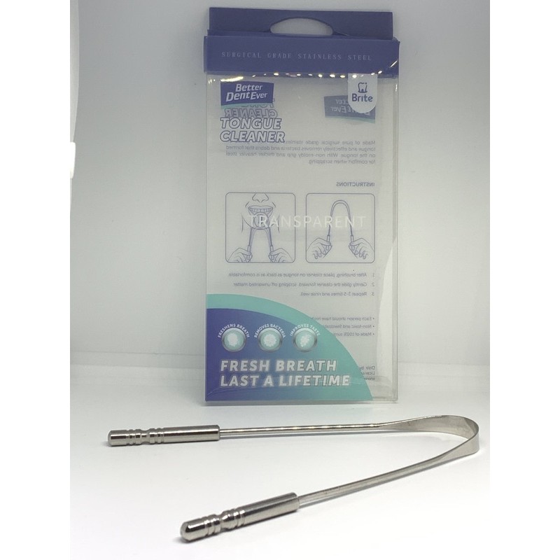 Pembersih Lidah Anak / Pembersih Lidah Stainless Steel