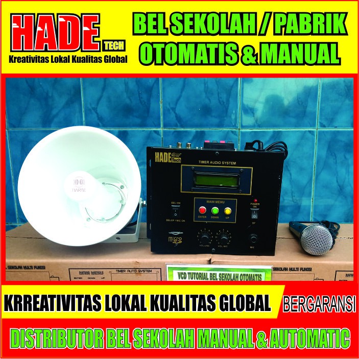 Bel Sekolah /Pabrik Otomatis Lengkap