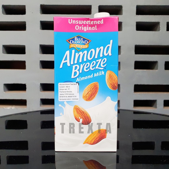 

SUSU ALMOND MILK UNSWEETENED ORIGINAL BLUE DIAMOND 946ML