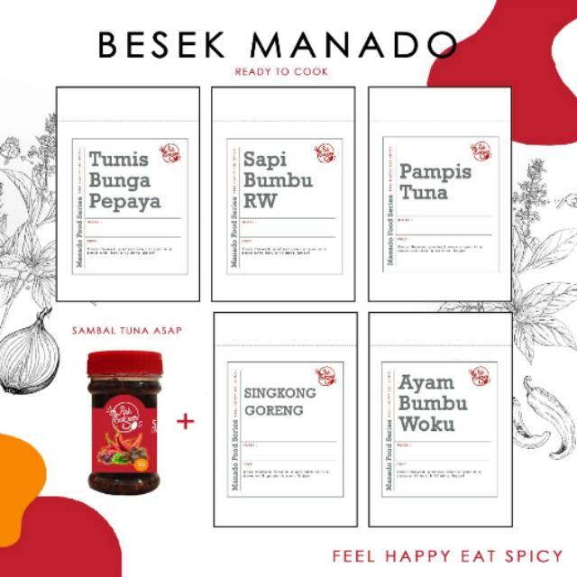 

Besek Manado Family Pack - Lauk Siap Saji