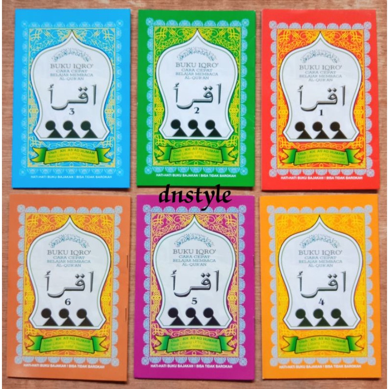 

Buku Iqro Paket jilid 1-6
