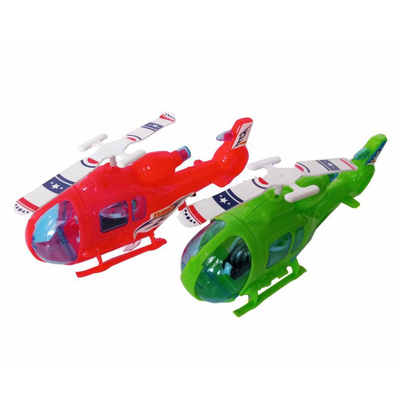 Mainan Kendaraan Heli Turbo Lampu Multiwarna