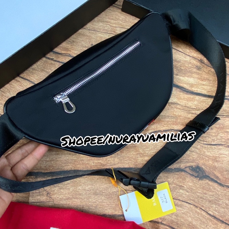 Waistbag pria Bally import free box waist bag bally pria tas selempang pria bally tas slempang import