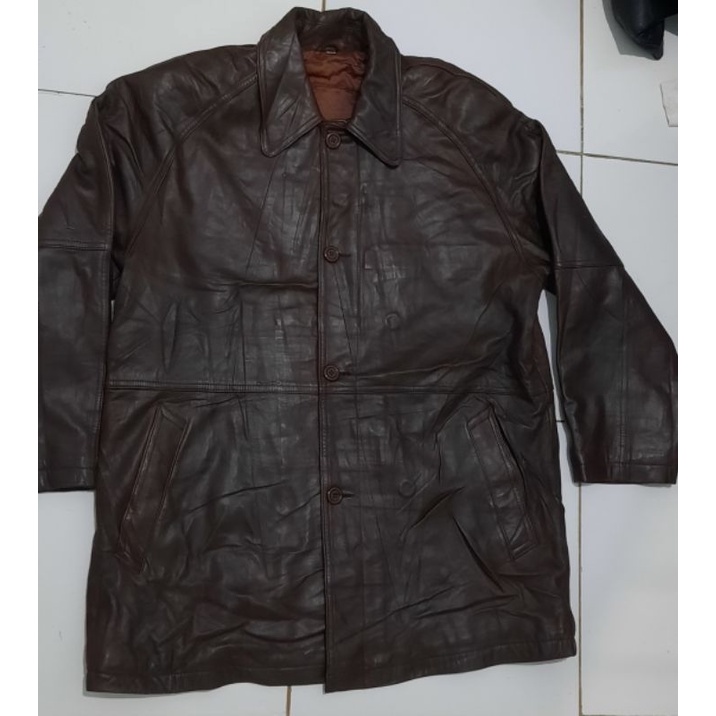 Second Branded JaketKulit Pria Uk 50