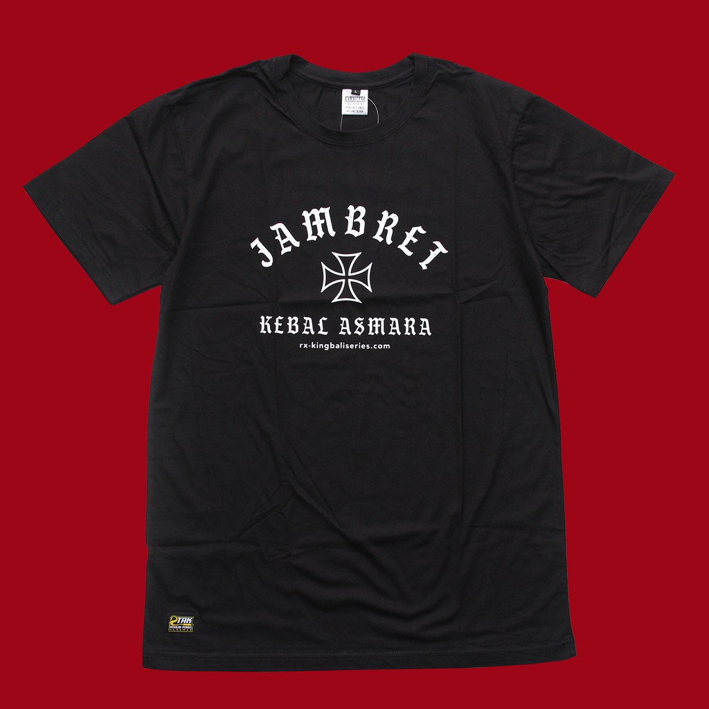 Baju Kaos 2TAK - TS JAMBRET 2TAK Black T-shirt