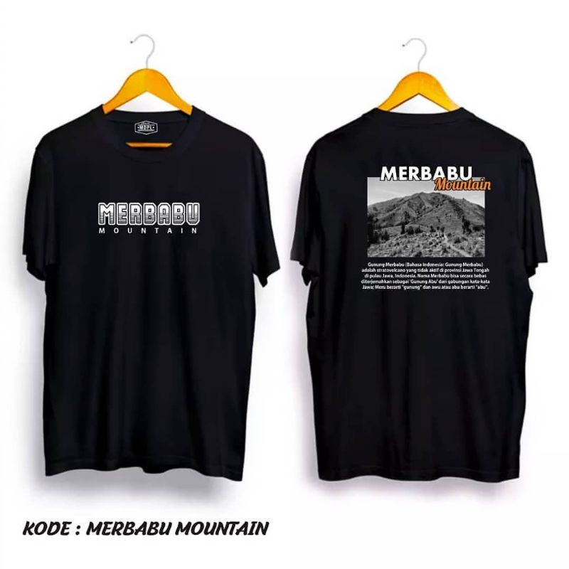 Kaos Pendaki Gunung Merbabu