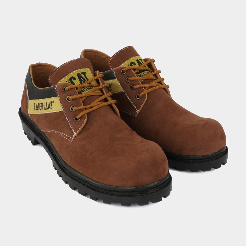 CUCI GUDANG - Sepatu Boots Pria Caterpillar SBY Sepatu Pria Safety Ujung Besi Kerja Outdoor Lapangan