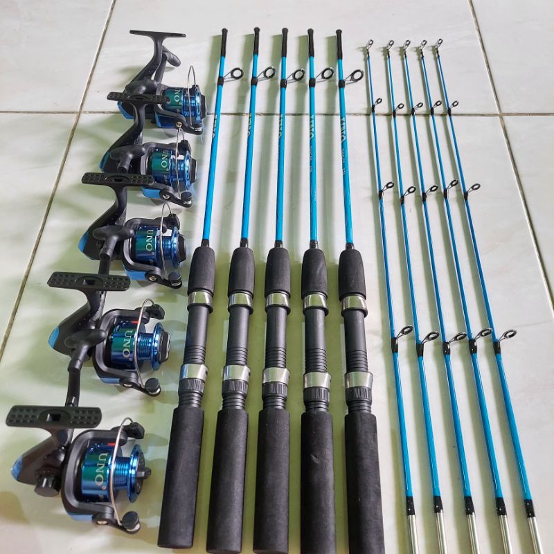 PANCING SPINING UDANG PAKET MURAH MEWAH/ALAT PANCING UDANG PAKET JORAN+REEL