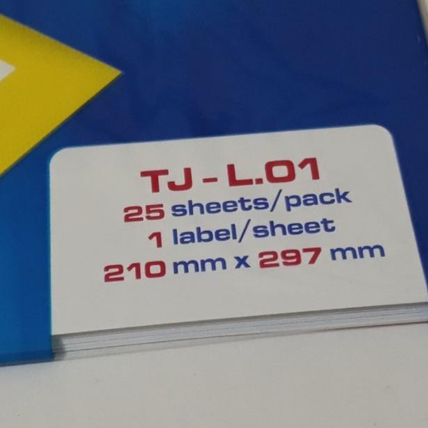 

™ LASER LABEL T&J / LABEL A4 TOM & JERRY / STIKER LASER LABEL A4 ✿