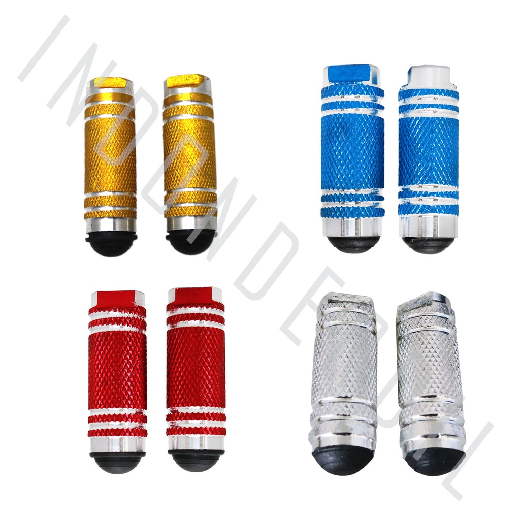 Jalu Footstep-Foot Step Underbone-Underbon-Under bone CNC Emas-Silver-Merah-Biru 1 Set Universal