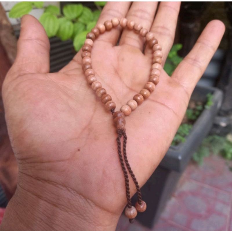 Gelang stigi asli 33 butir gelang tasbih 33butir gelang kayu stigi asli gelang kayu setigi original