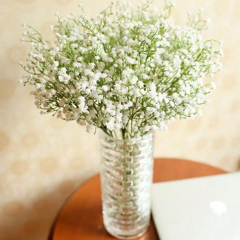 Af36 Bunga Baby Breath Artificial Flower Buket Dekorasi Wedding