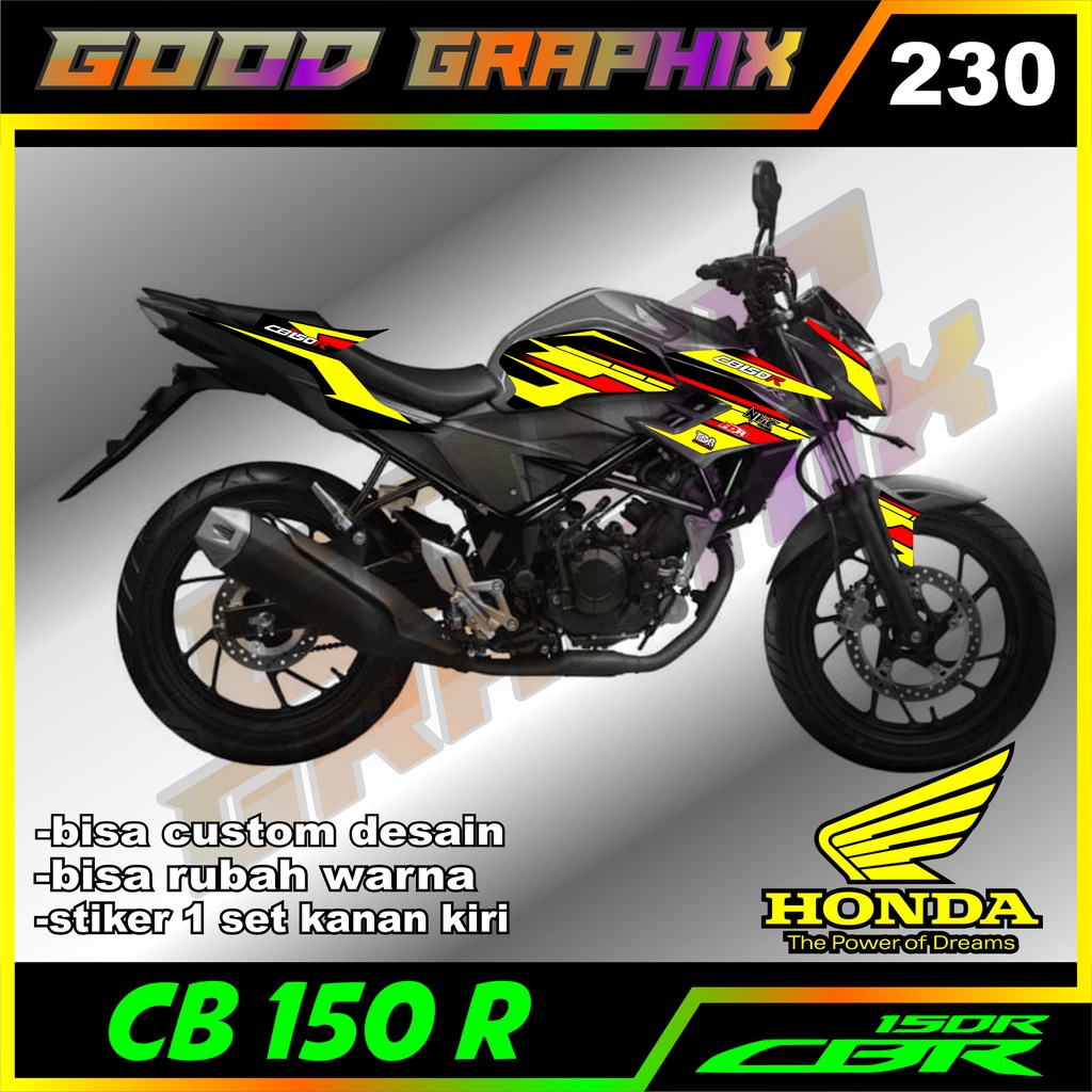 (COD) STRIPING CB150R CB 150 R STIKER CB150R