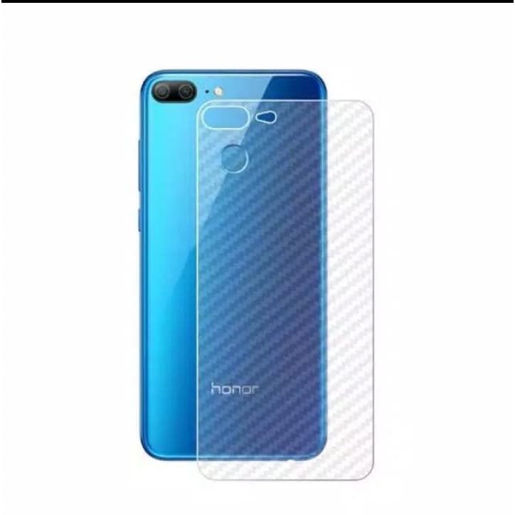 HONOR 10 LITE/ HONOR 8X/HONOR 9i/HONOR 9 LITE ANTI GORES SKIN CARBON BELAKANG, GARSKIN KARBON