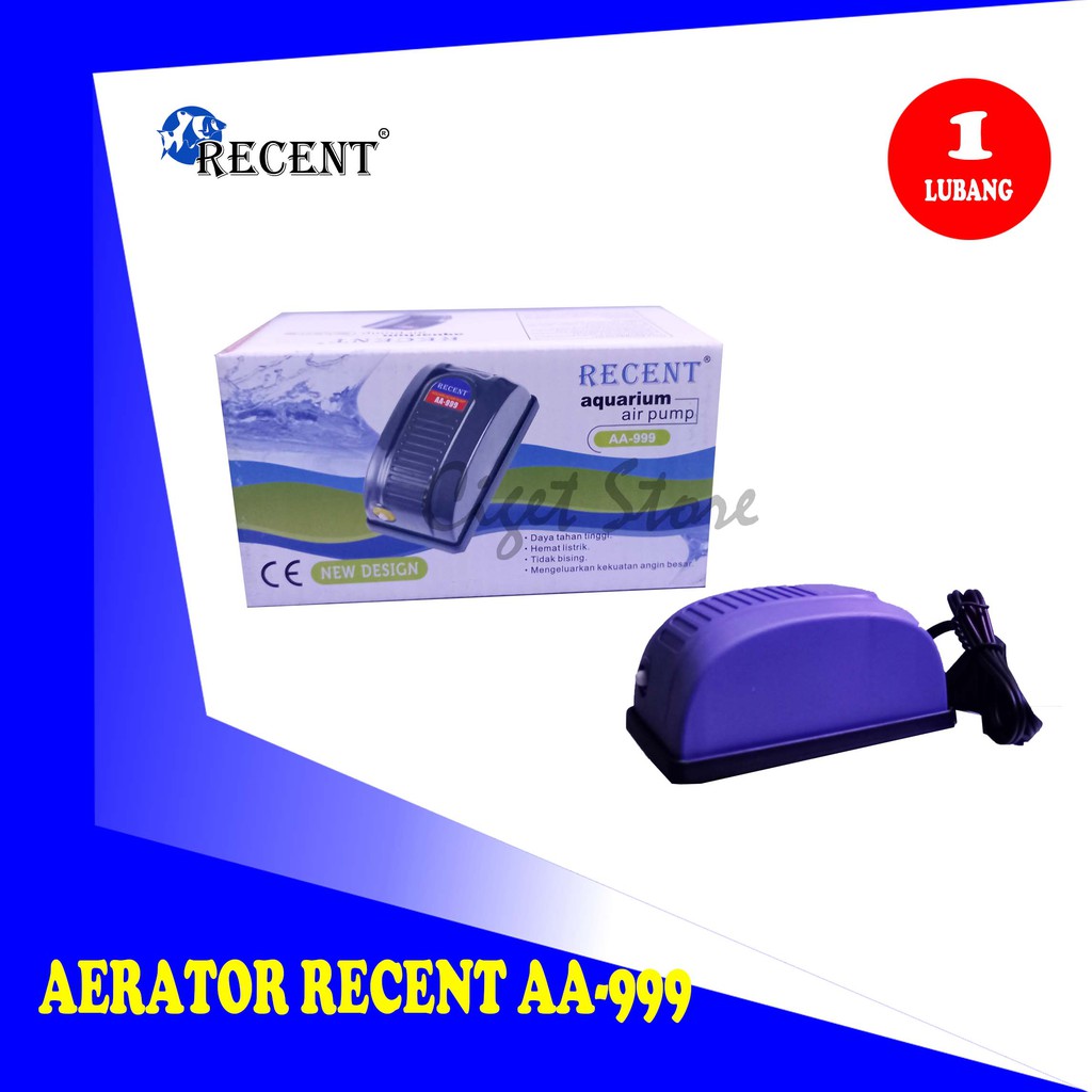 Pompa Aerator 1 Lubang Recent AA-999