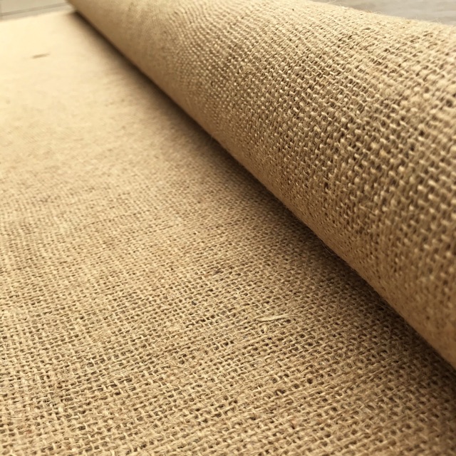 Kain Goni Coating Hessian 50cm x 115cm Kain Goni Coated Meteran Kain Karung Goni Water Resistant