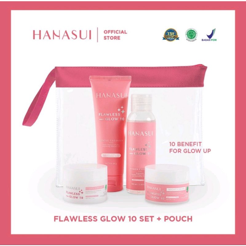 HANASUI FLAWLESS GLOW 10/HANASUI ACNE TREATMENT