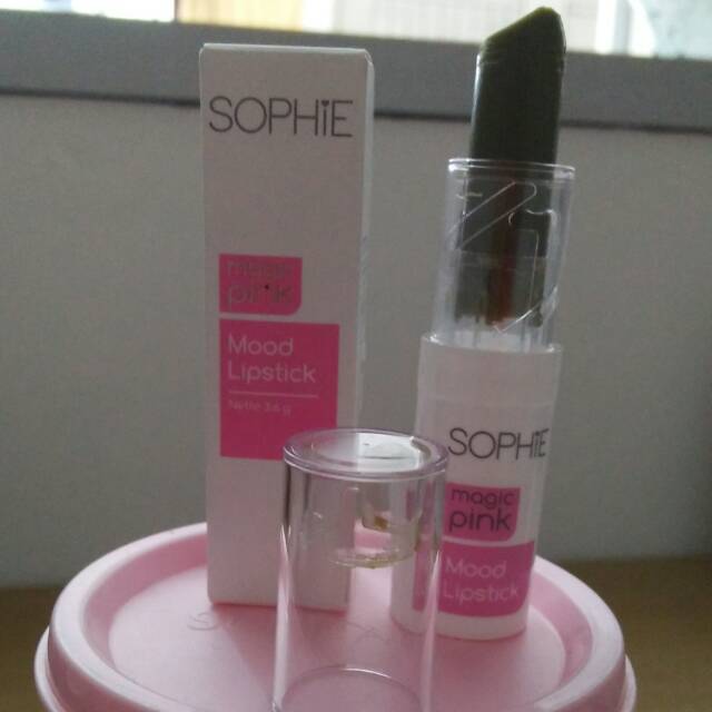 Lipstik magic pink/lipstik sophie paris/mood lipstick/lipstik pink