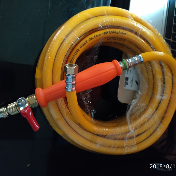 Selang Steam AC Set - Nozzle + Selang Steam AC Set 10 Meter ORIGINAL - Selang Cuci AC Set Nozzle