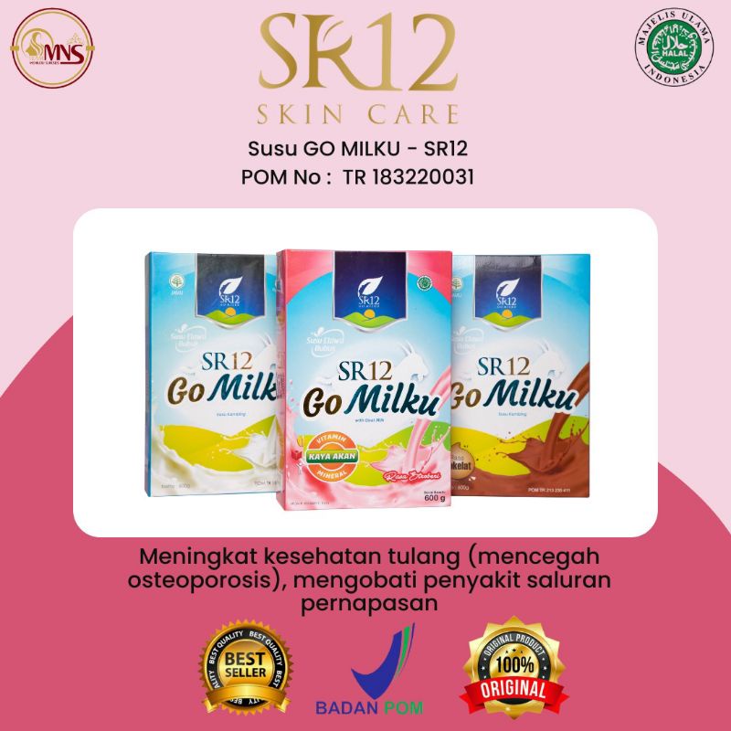 GO MILKU SR12/NEW VARIAN RASA STRAWBERY COKLAT VANILA