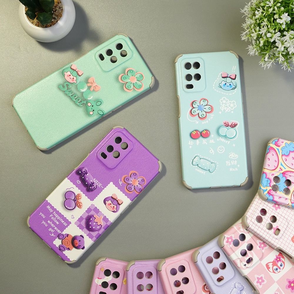 CASE GAMBAR OPPO A15 A16 A53 A54 F1S C21Y Y21S  NOTE 10 8 PRO 9 9PRO POCO M3 X3 CASE CUTE GAMBAR