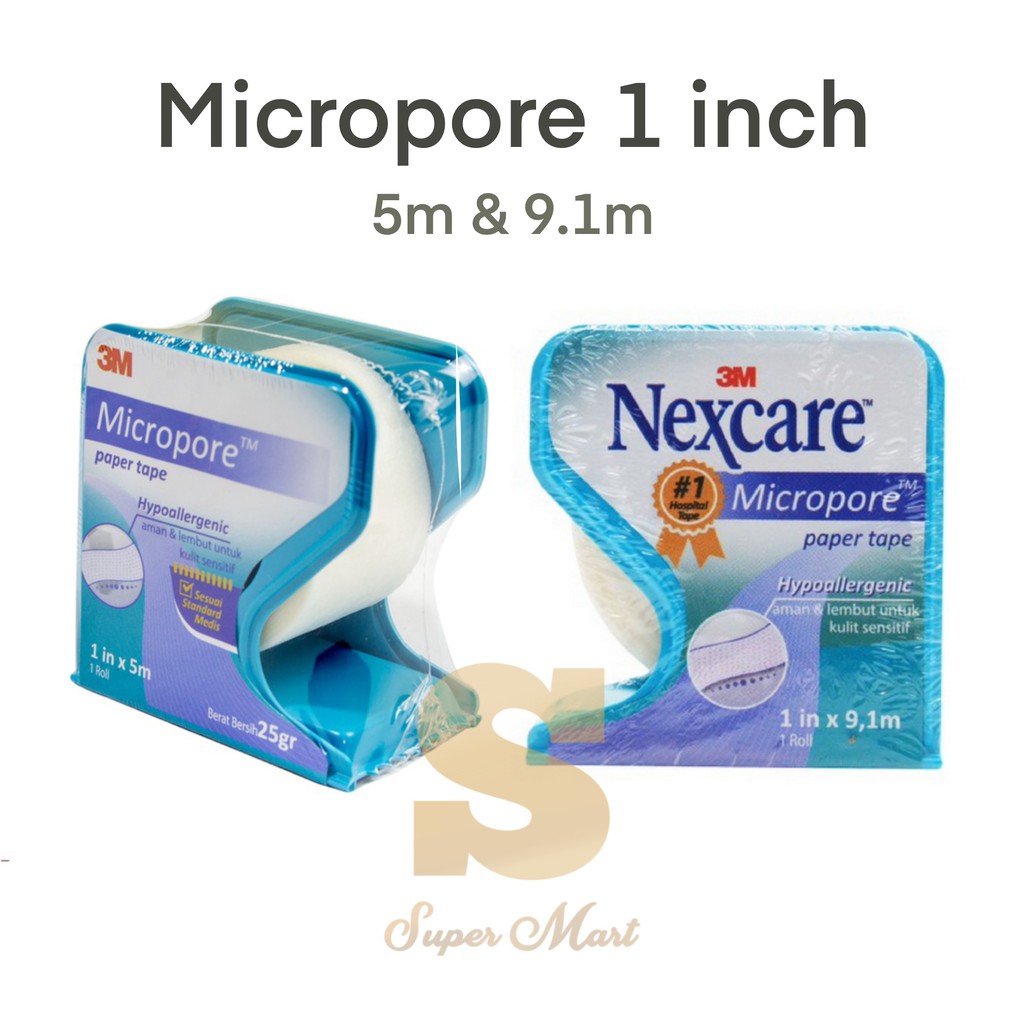 MICROPORE TAPE 1 inch 3M NEXCARE