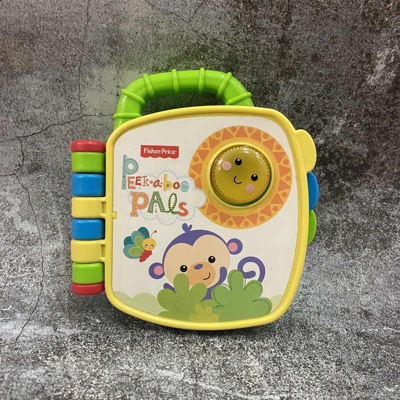 Fisher Price Peek A boo Pals book buku bayi anak elektronik mainan branded preloved bekas second 6-9