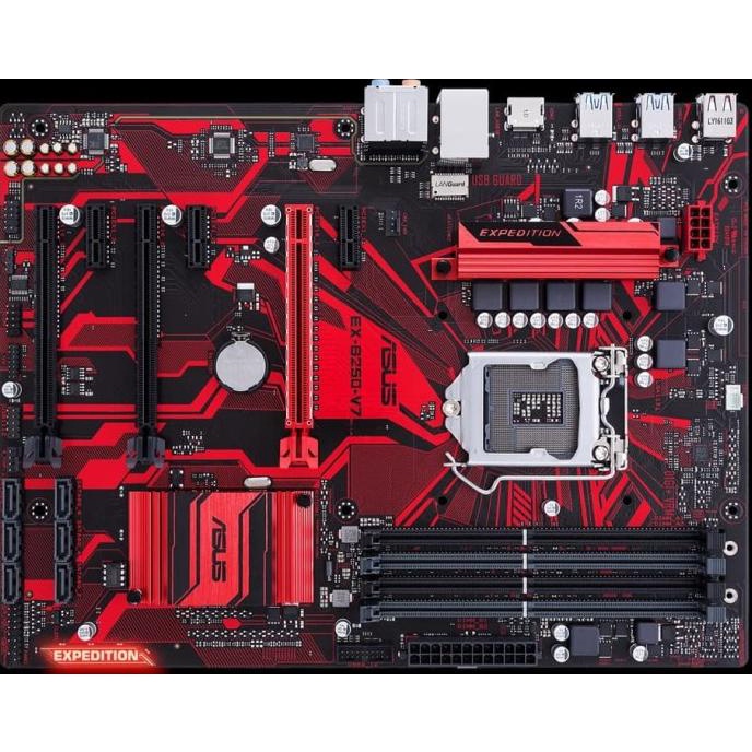 Motherboard Asus Ex-B250-V7 (Lga1151 Ddr4, 6 Slot Gpu Vga) Mining