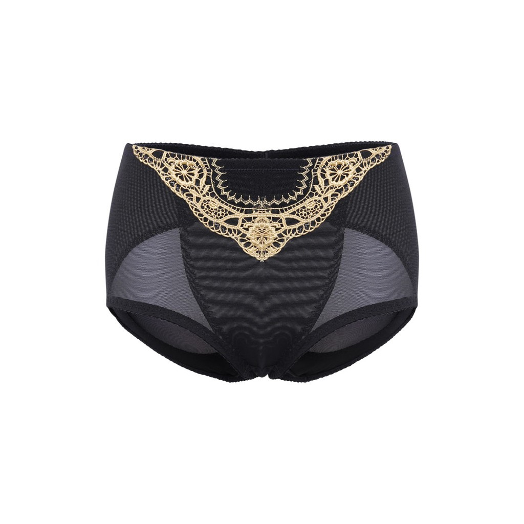 Celana Dalam Panty Pakaian Dalam Wanita Fiori Design Magic Panty Black Gold