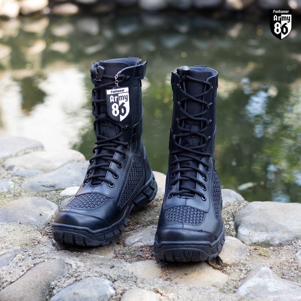 SEPATU PDL ARMY 86 RAIDERS BAHAN KULIT SAPI ASLI SEPATU PDL DINAS LAPANGAN TNI POLRI SECURITY SATPAM