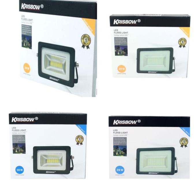 PROMO TERBAIK Krisbow Lampu Sorot LED 10W/20W / Lampu tembak LED 10/20Watt - 20Watt Putih LAMPU