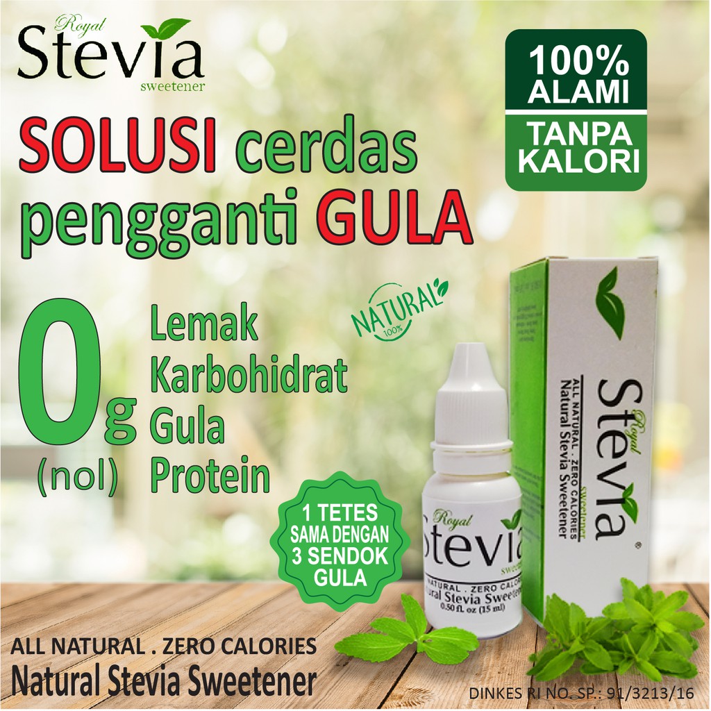 

Stevia Stefia Gula Diet Diabetes Pemanis Alami Nol Zero 0 Kalori Pengganti Gula Murah