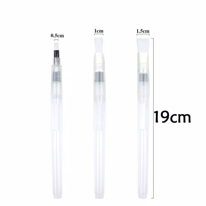 

kaligrafi-perlengkapan- paint brush water color paint brush set kuas lukis cat air -perlengkapan-