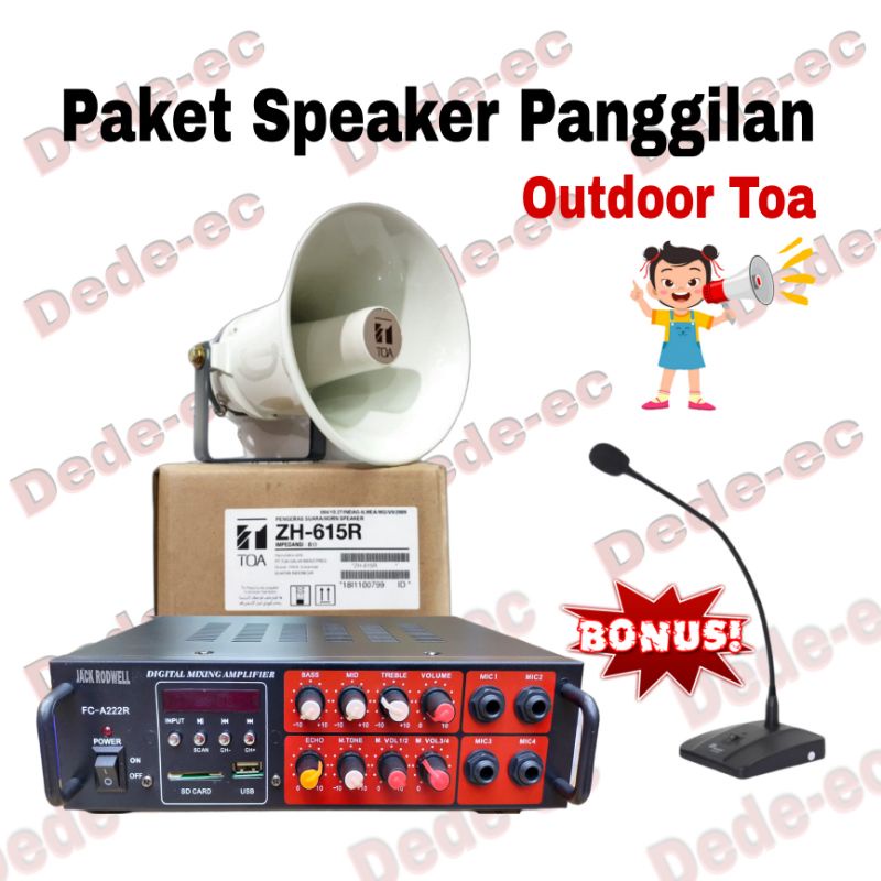 Paket sound system speaker Toa outdoor speaker toa 15 watt original