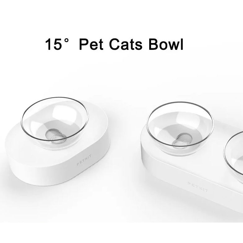 Xiaomi PETKIT 15 Degree Adjustable Pet Cat Bowl / Tempat Makan Kucing/Anjing Premium Single