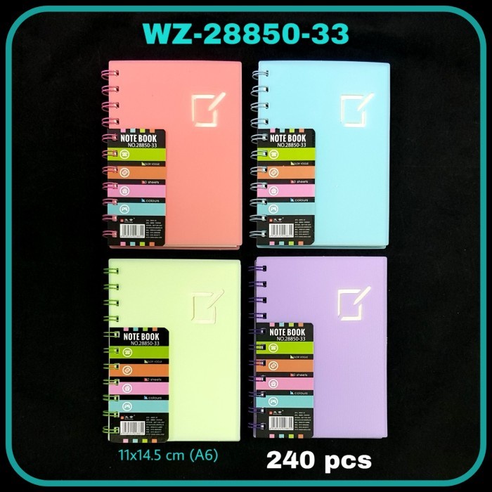 MJ2 Buku Spiral WZ-A6 28850-33 / Notebook Spiral / Notebook