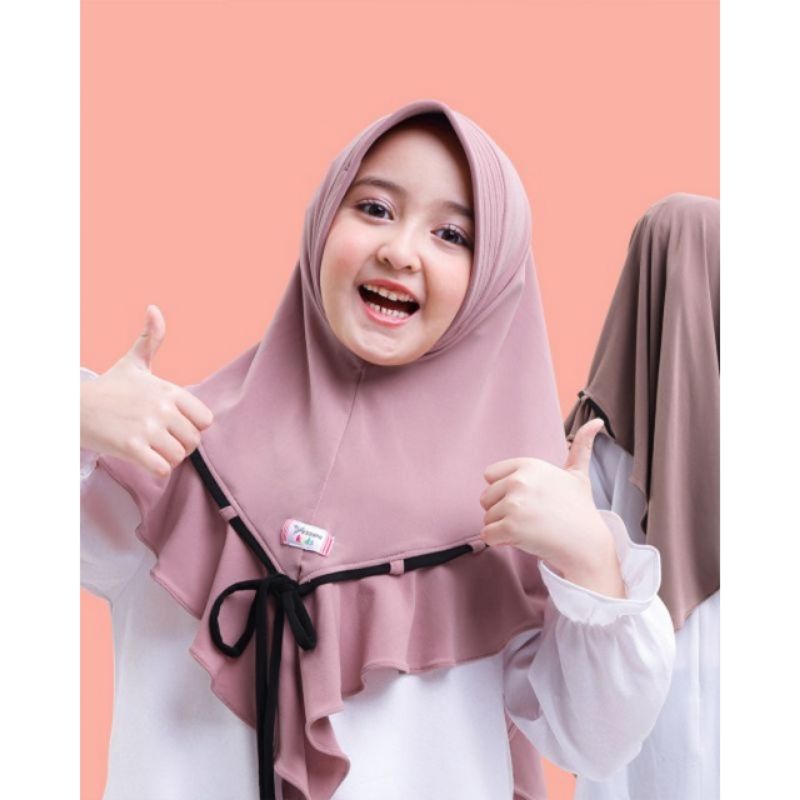 HIJAB JILBAB ANAK BERGO FALISHA INSTAN CANTIK BY YESSANA