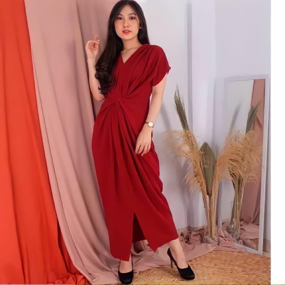 new Kaftan Wanita Basic Bahan moscrepe Premium Kaftan Zarfa kaftan 2in1 kaftan daster murah