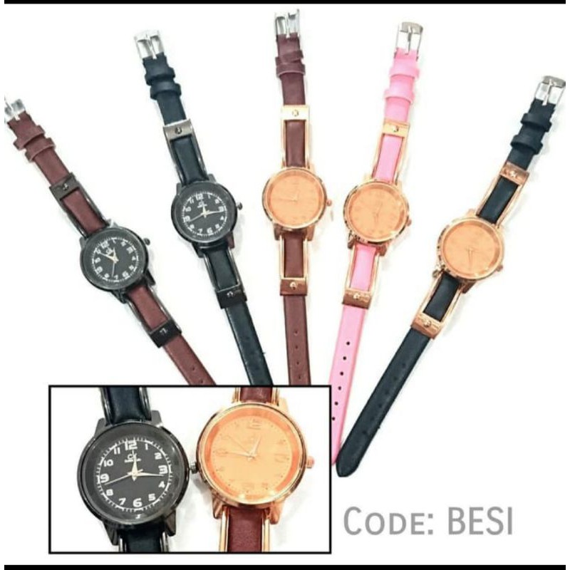 jam tangan fashion cewek kode Besi high quality